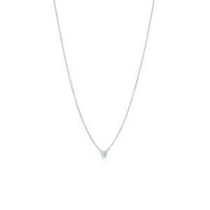 Tiffany Sterling Silver and Diamond Necklace